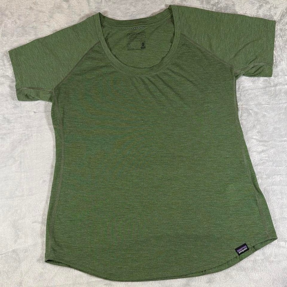 Patagonia Capilene Cool Trail Tee | Green | Small
